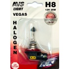 Галогенная лампа AVS Vegas в блистере H8.12V.35W.1шт.