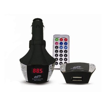 MP3 плеер + FM трансмиттер с дисплеем и пультом AVS F-507 фото 1