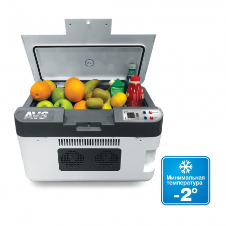 Холодильник автомобильный AVS CC-24WBC(программное цифровое управление, USB-порт)  24л 12V/24V/220V фото 3