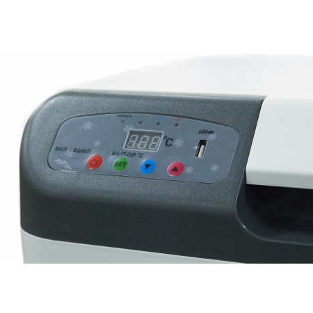 Холодильник автомобильный AVS CC-27WBC(программное цифровое управление, USB-порт)  27л 12V/24V/220V фото 2