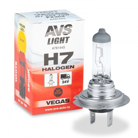 Галогенная лампа AVS Vegas H7.24V.70W.1шт. фото 1