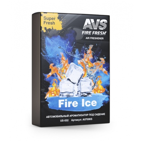 Ароматизатор AVS US-009 Super Fresh (аром. Огненный лёд/Fire Ice) (гелевый) фото 1