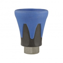 Защита форсунки пластиковая (синяя), 400bar, 1/4внут, оцинк.сталь