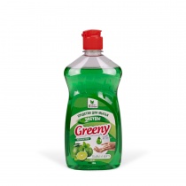 Средство для мытья посуды "Greeny" Premium "Лайм и мята" 500 мл. Clean&Green CG8071