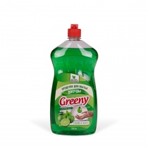 Средство для мытья посуды "Greeny" Premium "Лайм и мята" 1000 мл. Clean&Green CG8132