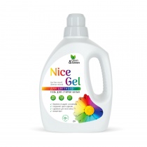 Гель для стирки "Nice Gel" для цветных тканей (концентрат) 2 л. (ПЭНД) Clean&Green CG8289