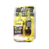 Газонаполненные лампы AVS "Alfas" 2800К H4 жёлтый "Максимальная освещённость", комплект 2 шт.