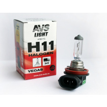 Галогенная лампа AVS Vegas H11.24V.70W.1шт.