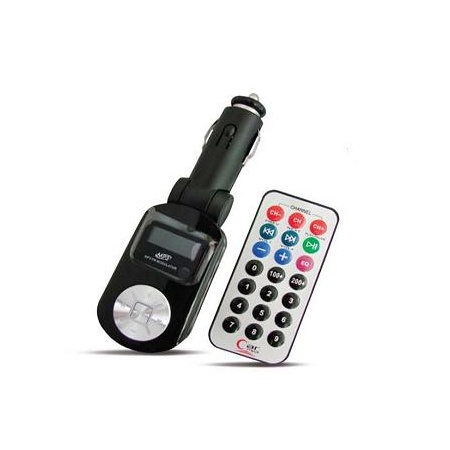 MP3 плеер + FM трансмиттер с дисплеем и пультом (черный) AVS F-525 фото 1