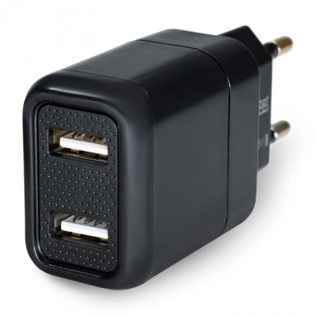 USB сетевое зарядное устройство AVS 2 порта UT-724 (2,4А) фото 4