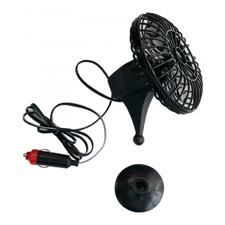 Вентилятор автомобильный AVS Сomfort 9041 12В 5" (корпус: пластик, цвет:чёрный)  фото 5
