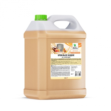 Крем-мыло жидкое "Soapy" Premium "молоко и мёд" увлажняющее 5 л. Clean&Green CG8152 фото 1