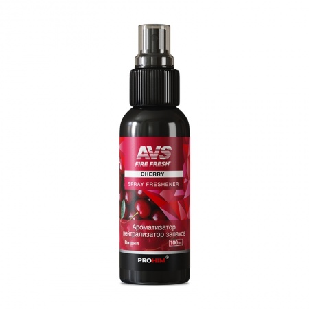 Ароматизатор-нейтрализатор запахов AVS AFS-011 Stop Smell (аром Cherry/ Вишня.)(спрей100мл.) фото 1