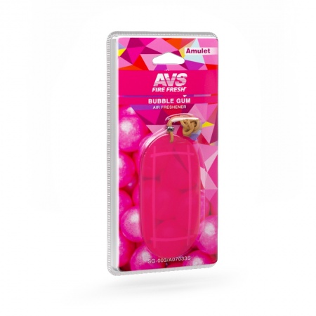 Ароматизатор AVS SG-003 Amulet (аром. Бабл гам/Bubble gum) (гелевый) фото 2