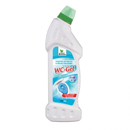 Средство для мытья и чистки сантехники "WC-Gel" (кислотное) 750 мл. Clean&Green CG8074 фото 1