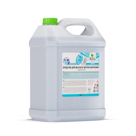 Средство для мытья и чистки сантехники "WC-Gel" (кислотное) 5 кг. Clean&Green CG8055 фото 1