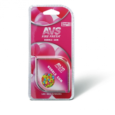 Ароматизатор AVS LGC-003 Fresh Box (аром. Бабл гам/Bubble gum) (гелевый) фото 2