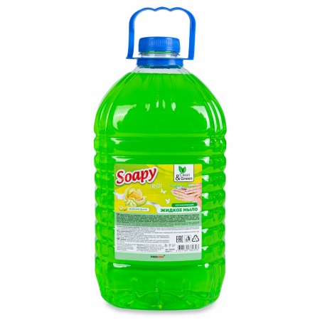 Жидкое мыло "Soapy" Light "Зеленая дыня" 5 л. Clean&Green CG8230 фото 1