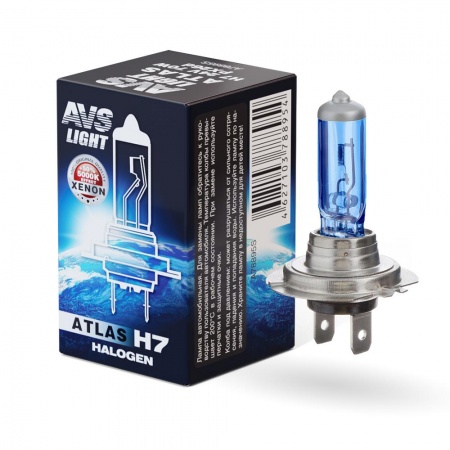 Лампа галогенная AVS ATLAS BOX /5000К/ H7.24V.70W (1 шт.) фото 1