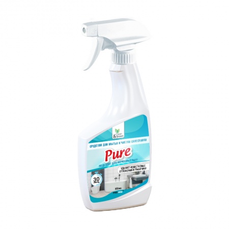 Средство для мытья и чистки сантехники "Pure" (кислотное, триггер) 500 мл. Clean&Green CG8078 фото 1