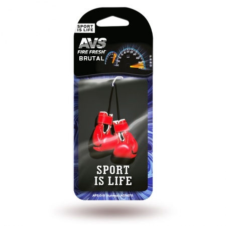 Ароматизатор AVS APS-019 Sport is Life (аром. Brutal/Брутал) (бумажные) фото 2