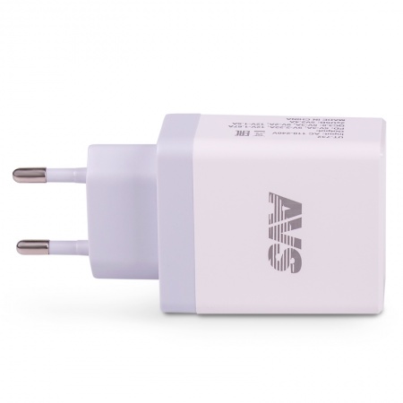 USB сетевое зарядное устройство AVS 4 порта UT-732  (QC 3.0, PD Type C, 3A ) фото 3