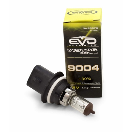 Галогенные лампы EVO "Vistas" 3200К, 9004-HB1, 1 шт. фото 1