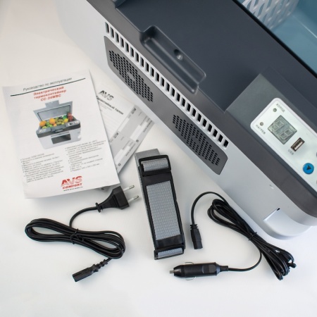 Холодильник автомобильный AVS CC-24WBC(программное цифровое управление, USB-порт)  24л 12V/24V/220V фото 7