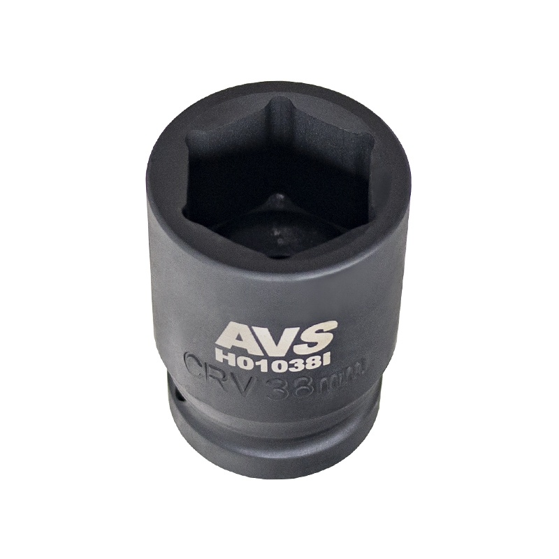 Головка торцевая для механического гайковерта 6-гранная 1DR (38 мм) AVS H01038I