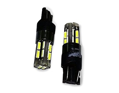 T10 T104 белый (W2.1x9.5D) CANBUS 18SMD 4014 12-24V.блистер, 2 шт.