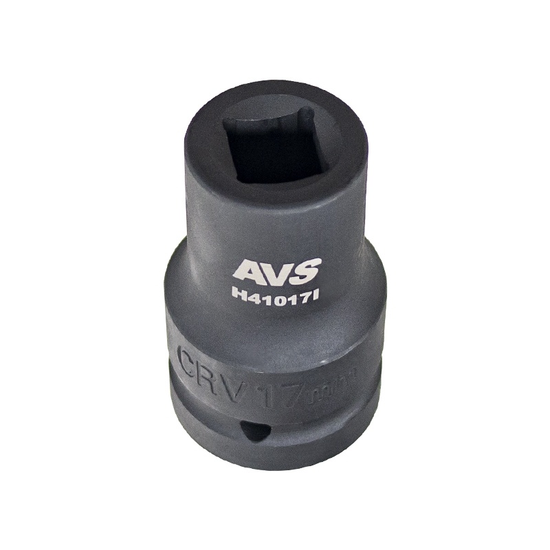 Головка торцевая для механического гайковерта 4-гранная 1DR (17 мм) под футорку AVS H41017I